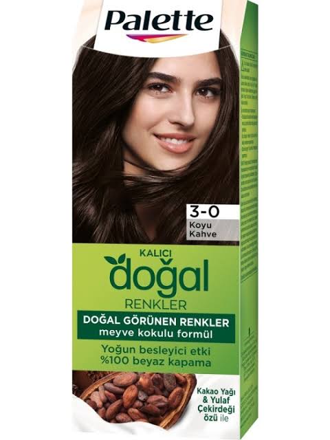 کیت رنگ مو پلت سری dogal شماره 0-3 رنگ قهوه ای تیره